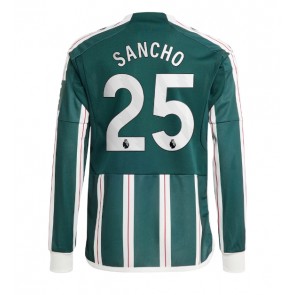 Manchester United Jadon Sancho #25 Gostujuci Dres 2023-24 Dugim Rukavima